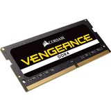 Corsair SO-DIMM 16 GB DDR4-3200  , Arbeitsspeicher schwarz, CMSX16GX4M1A3200C22, Vengeance