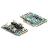 DeLOCK Mini PCIe I/O PCIe full size 1 x Parallel, 2 x Seriel, Schnittstellenkarte 