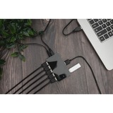 Digitus 10-Port USB 2.0 Hub, USB-Hub schwarz/silber, aktiv