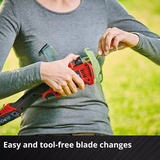 EINHELL Power X-Change Akku-Astsäge GE-GS 18/150 Li-Solo, 18Volt rot/schwarz, ohne Akku und Ladegerät