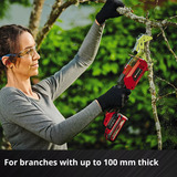 EINHELL Power X-Change Akku-Astsäge GE-GS 18/150 Li-Solo, 18Volt rot/schwarz, ohne Akku und Ladegerät