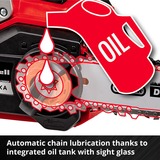 Einhell Akku-Kettensäge FORTEXXA 18/30, Elektro-Kettensäge rot/schwarz, ohne Akku und Ladegerät