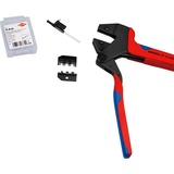 KNIPEX Crimp-Systemzange 97 43 200, Crimpzange rot/blau, ohne Crimpeinsätze, im Koffer