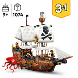 LEGO 31387 Creator 3-in-1 Legendäres Piratenschiff, Konstruktionsspielzeug 