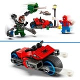 LEGO 76275 Marvel Super Heroes Motorrad-Verfolgungsjagd: Spider-Man vs. Doc Ock, Konstruktionsspielzeug 