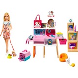 Mattel Barbie Haustier-Salon Spielset mit Puppe
