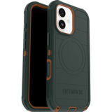 Otterbox Defender Pro, Handyhülle dunkelgrün/orange, iPhone 17, MagSafe