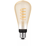 Philips Hue White Ambiance Filament Lampe E27 Giant Edison ST72 550 lm, LED-Lampe 