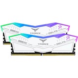 Team Group DIMM 32 GB DDR5-7200 (2x 16 GB) Dual-Kit, Arbeitsspeicher weiß, FF4D532G7200HC34ADC01, Delta RGB, INTEL XMP