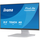 iiyama ProLite T2252MSC-W2AG, LED-Monitor 54.6 cm (21.5 Zoll), weiß (matt), FHD, IPS, Touchscreen, HDMI, DP, USB-Hub