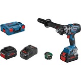 Bosch PRO Akku-Bohrschrauber BITURBO GSR 18V-150 C Professional, 18Volt blau/schwarz, 2x Akku ProCORE18V 8,0Ah, Bluetooth Modul, L-BOXX