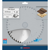 Bosch PRO Wood Kreissägeblatt, Ø 210mm, 48Z Bohrung 30mm, für Handkreissägen