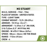 COBI M3 Stuart, Konstruktionsspielzeug Maßstab 1:35