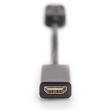 Digitus Adapter / Konverter DisplayPort > HDMI schwarz, 15cm 