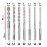 EINHELL Hammerbohrer-Satz SDS-plus, Ø 6-14 mm 7-teilig, 160 mm