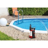 EINHELL Klarwasserpumpe GE-SP 4390 N-A LL ECO, Tauch- / Druckpumpe rot/schwarz, 430 Watt