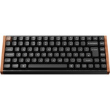 Keychron K2 HE, Gaming-Tastatur schwarz/holz, DE-Layout, Gateron Double-Rail Magnetic Nebula, Aluminiumrahmen