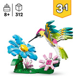 LEGO 31384 Creator 3-in-1 Wilde Tiere: Bunter Kolibri, Konstruktionsspielzeug 