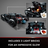 LEGO 42127 Technic Batmans Batmobil, Konstruktionsspielzeug Bausatz aus dem Batman-Film von 2022 mit Leuchtsteinen
