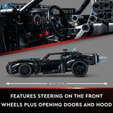 LEGO 42127 Technic Batmans Batmobil, Konstruktionsspielzeug Bausatz aus dem Batman-Film von 2022 mit Leuchtsteinen