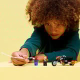 LEGO 76335 Marvel Super Heroes Spider-Man vs. Ghost Rider auf seinem Motorrad, Konstruktionsspielzeug 