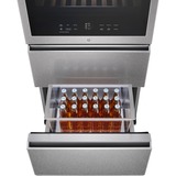 LG SIGNATURE Weinkühlschrank LSR200W InstaView, Echtholzregale mit LumiShelf, LINEARCooling