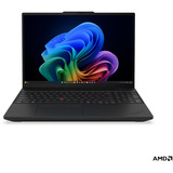 Lenovo ThinkPad T16 AMD G5 (22AN001WGE), Notebook schwarz, AMD Ryzen 5 PRO 215, AMD Radeon 740M, 16 GB DDR5, 512 GB (512 GB SSD), Windows 11 Pro