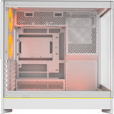 Montech HS02 PRO, Tower-Gehäuse weiß, Tempered Glass x 2