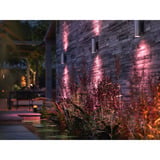 Philips HUE White & Color Ambiance Appear Outdoor Wandleuchte rund, LED-Leuchte silber