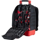Wiha Werkzeugrucksack mechanic Set, Werkzeug-Set schwarz/rot, 41-teilig, mit Rucksack