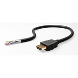goobay High-Speed-HDMI Kabel mit Ethernet schwarz, 7,5 Meter