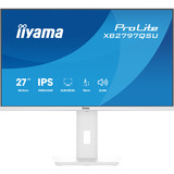 iiyama ProLite XB2797QSU-W1, LED-Monitor 68.5 cm (27 Zoll), weiß (matt), QHD, IPS, HDMI, DP, USB-Hub, Ergonomischer Standfuß