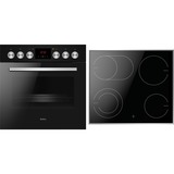 Amica EHC 933 107 SM, Herdset schwarz, 60 cm