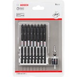 Bosch Pick and Click Impact Control Doppelklingenbit-Satz, 9-teilig 110mm, TORX, PH, PZ