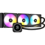 Corsair H150i ELITE LCD 360mm, Wasserkühlung schwarz