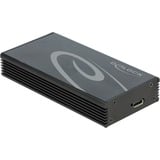 DeLOCK Externes Gehäuse für M.2 NVMe PCIe SSD mit SuperSpeed USB 20 Gbps (USB 3.2 Gen 2x2) USB Type-C Buchse, Laufwerksgehäuse schwarz