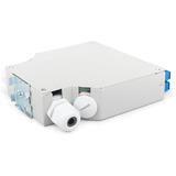 Digitus LWL-Hutschienenbox OS2 bestückt SC-Adapter und Pigtail, Spleißbox 
