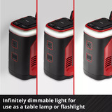 EINHELL Akku-Energiestation TE-ES 18/150/1 Li-C-Solo, Ladestation schwarz/rot