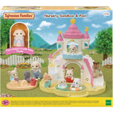 EPOCH Sylvanian Families - Erlebniskindergarten Sandkasten und Pool mit Figur 