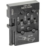 GEDORE Modul-Einsatz für Flachsteckhülsen 4,8, Crimpzange schwarz, (8140-10) für Crimp-Zange modular 8140