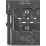 GEDORE Modul-Einsatz für Flachsteckhülsen 4,8, Crimpzange schwarz, (8140-10) für Crimp-Zange modular 8140