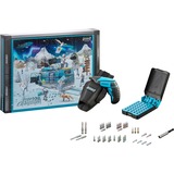 Hazet Adventskalender Santa Tools 2022, Werkzeug-Set blau/schwarz, 44-teilig, mit Akkuschrauber