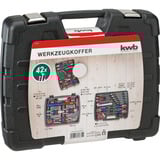 KWB Werkzeugkoffer Heimwerker, 42-teilig, Werkzeug-Set schwarz,  GS geprüft
