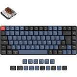 Keychron K3 Pro, Gaming-Tastatur schwarz/blaugrau, DE-Layout, Gateron Low Profile Mechanical Brown, Aluminiumrahmen