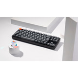 Keychron K8 Max, Gaming-Tastatur schwarz/grau, DE-Layout, Keychron Super Brown, Aluminiumrahmen, RGB