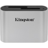 Kingston Workflow SD Reader, Kartenleser silber/schwarz