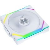 Lian Li UNI FAN SL120 Wireless, Gehäuselüfter weiß, Reverse, 124.5 mm