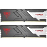 Patriot DIMM 16 GB DDR5-5600 (2x 8 GB) Dual-Kit, Arbeitsspeicher schwarz/weiß, PVV516G560C40K, Viper Venom, INTEL XMP