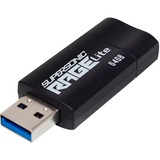 Patriot Supersonic Rage Lite 64 GB, USB-Stick schwarz/blau, USB-A 3.2 Gen 1