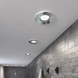 Philips HUE White Ambiance Adore Bathroom Einbau- und Einlege-Downlight, LED-Leuchte silber